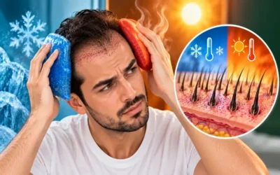 تاثیر گرما و سرما بعد از کاشت مو روی گرافت ها چیست؟